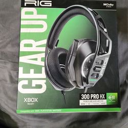 RIG 300 PRO HX Xbox Gaming Headset - Series X|S, Xbox One, PS5, PS4, Nintendo Switch 1/2, Mobile & Laptop with 3.5mm Flip-to-Stow Mic, Black