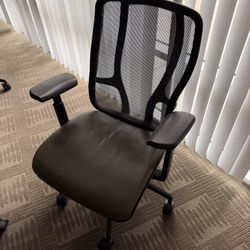 Office Chair w/ Leather Seat
