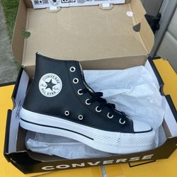 Leather Converse High Top