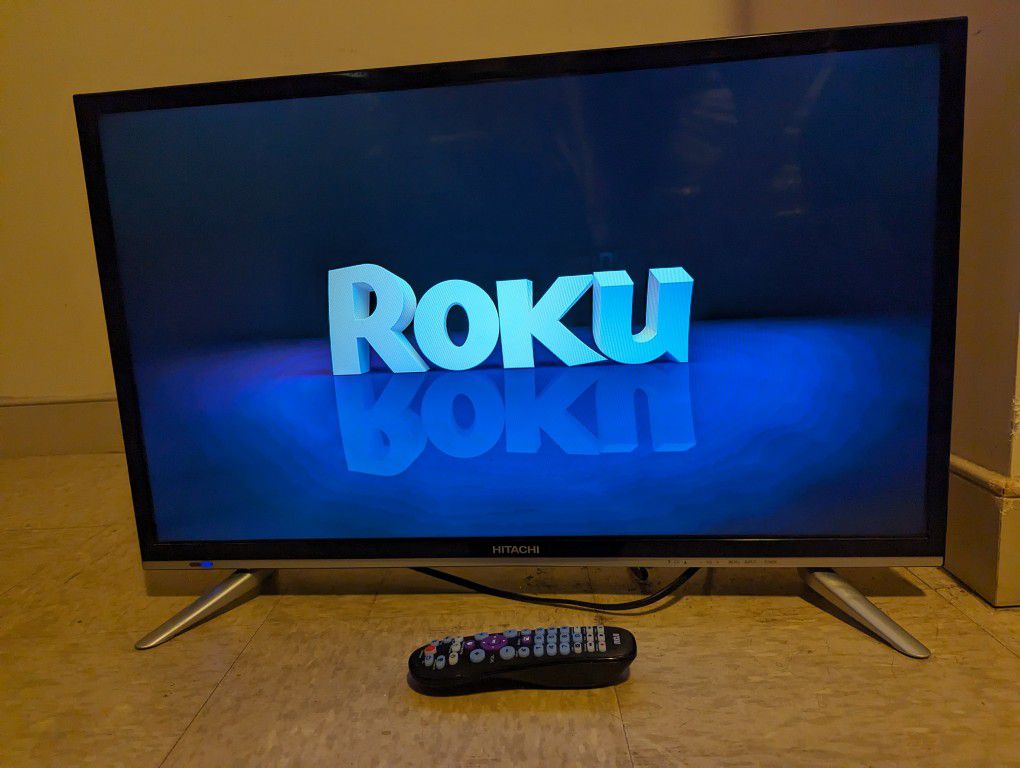 Flatscreen Roku TV w/ remote