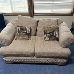 Two Grey (off-white) Couches $10