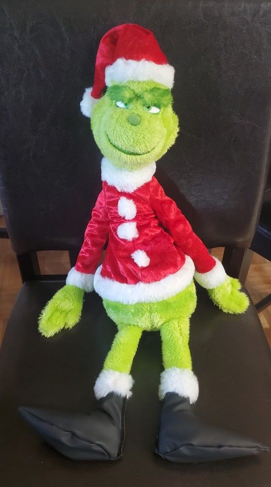 Dr Suess The Grinch 22" Tall Musical Plush
