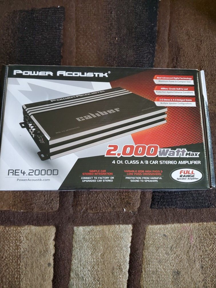 Power Acoustik 2,000 Watt Amplifier