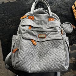 Backpack Diaper Bag And Diaper Caddy