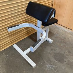 Promaxima Commercial Preacher Curl Weight Bench- Gym Equipment 