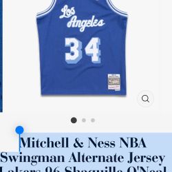 Shaquille O'Neal Blue  NBA Jersey 