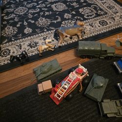Vintage toy lot 1970s and 60s era
