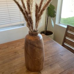 Wood Vase Decor