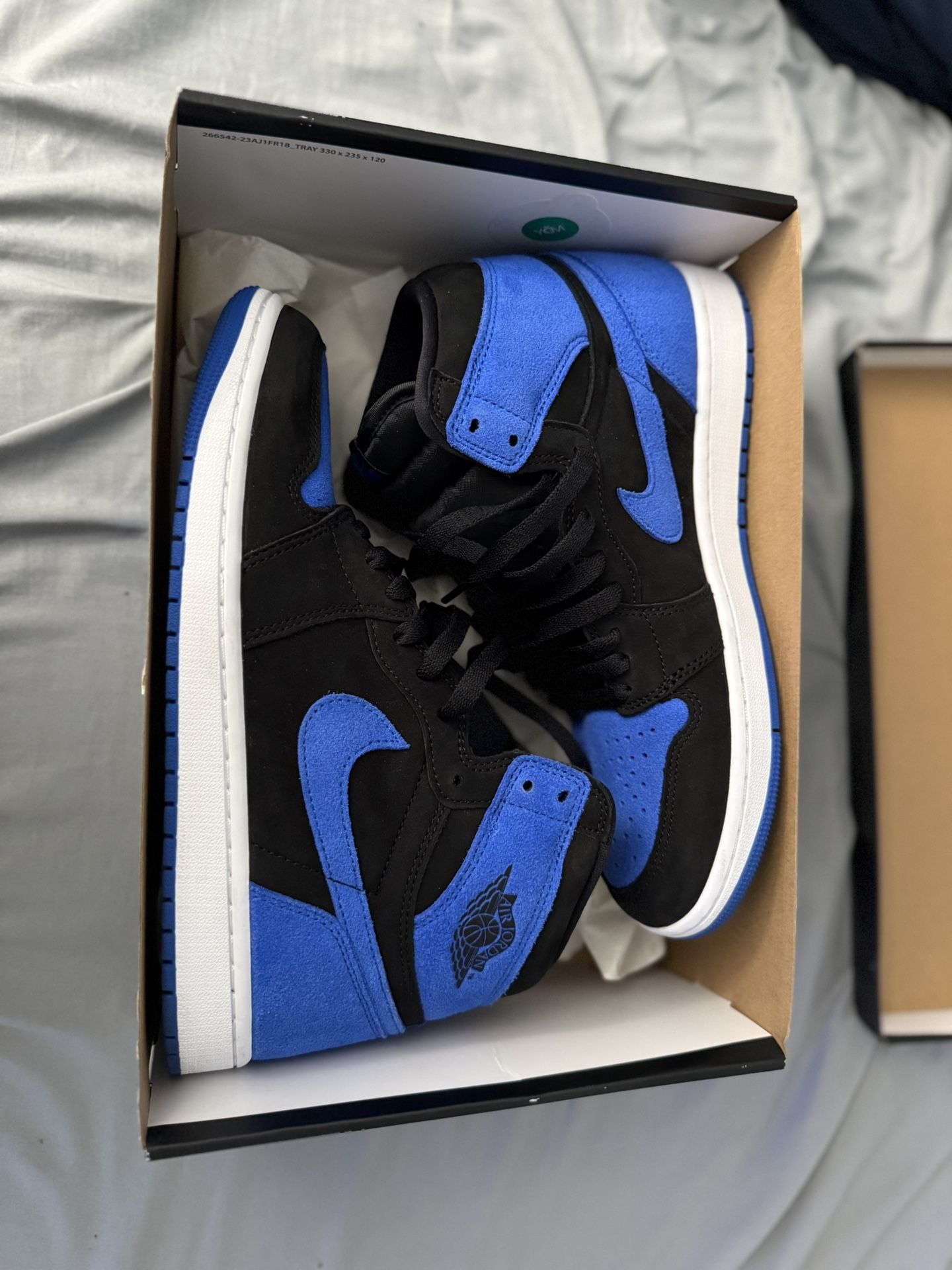 brand new jordan 1 royal reimagined size 10