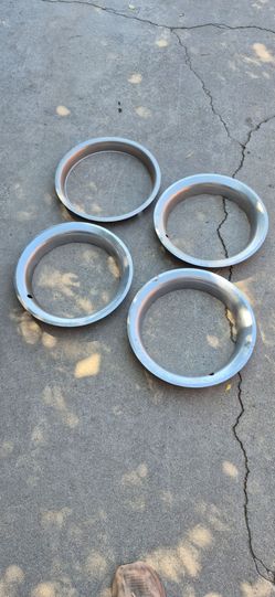 Chevy C10 Wheel Trim Rings. Dog dishes.