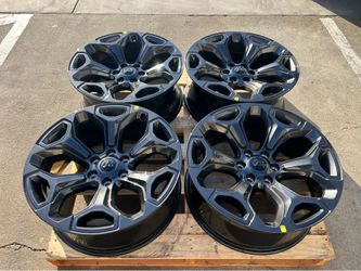 22" Dodge RAM 1500 Factory Limited Night Edition Wheels Rims Stock OEM 2019-2025
