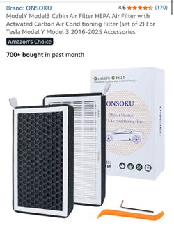 Tesla Model Y - In Cabin Air Filter