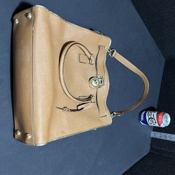 Michael Kors SAFFIANO EAST WEST HAMILTON Leather Satchel