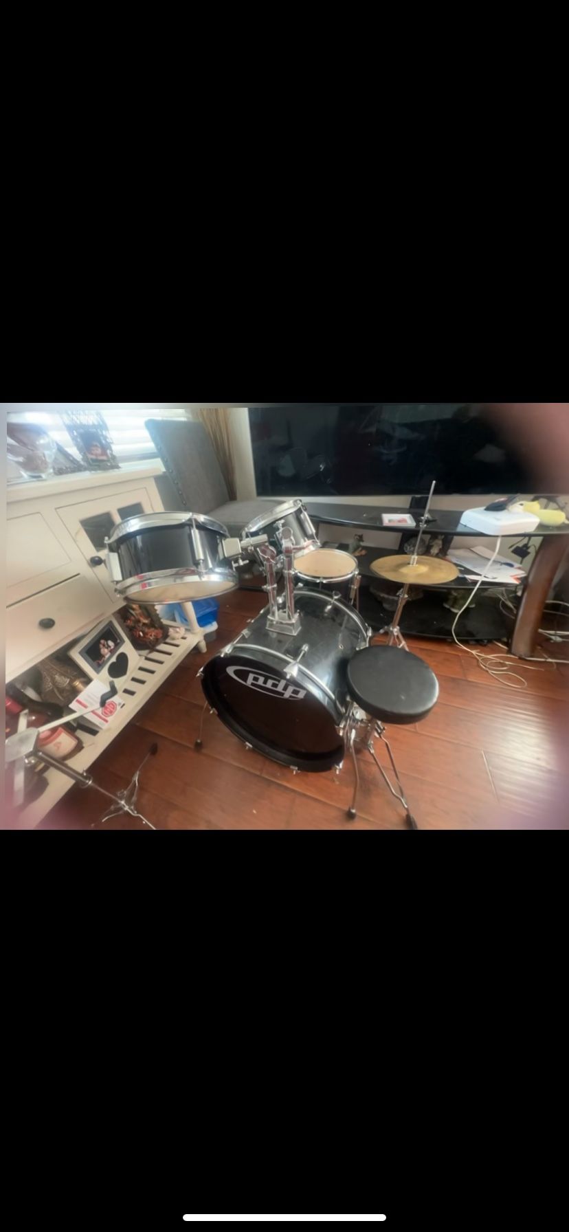 Drum kit set up