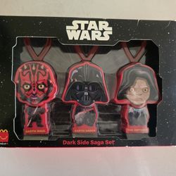 Christmas Ornaments Starwars Dark Side Saga Set Mc Donalds Christmas Ornaments