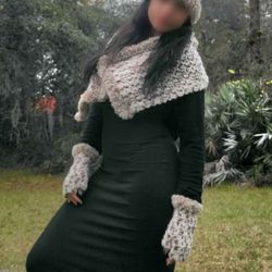 Set of 3 winter clothes woman crochet handmade