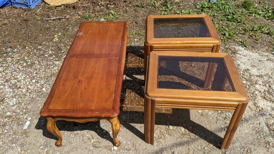 Coffee And Two End Tables