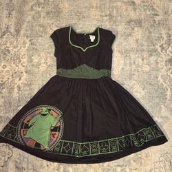 Disney Parks Dress Shop Nightmare Before Christmas Oogie Boogie Dress Sz L