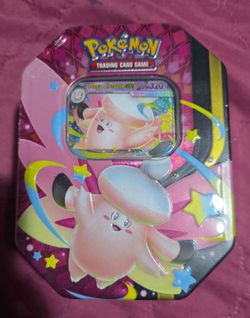 Pokémon TCG Mega Clefable ex Tin