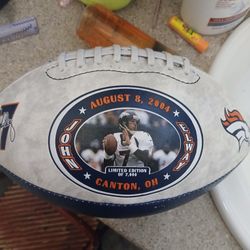 John Elway Hall Of Fame Football  Asking 25 Or Best Offer 