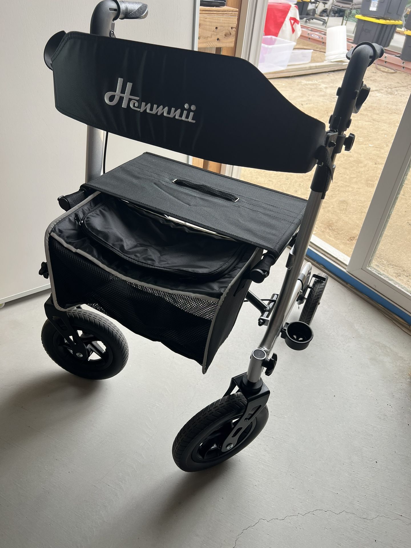 Assisted Walker And Seat - Foldable 