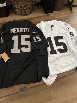 Nike NFL Mendoza #15 Raiders Jersey
