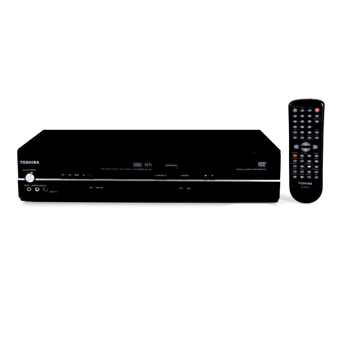 Toshiba DVD / VCR Player Combo With Remote and Manual SD-V296