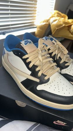 Size 11 Fragment Design x Travis Scott x Air Jordan 1 Retro Low