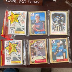 1987 Topps MLB 3 Pocket Hanger Packs