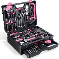 412-Piece All in One Tool Set Black And Pink BRAND NEW