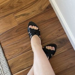 Think Italian Leather Women’s Sandals Pumps Size 8