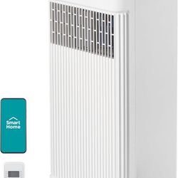 Midea 10,000 BTU ASHRAE (7,100 BTU SACC) Portable Air Conditioner, Smart Control, Cools up to 300 Sq. Ft., with Dehumidifier & Fan mode, Easy- to-use 
