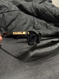 Chanel Black Sunglasses with Gold Hardware