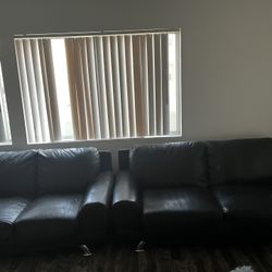 Leather couch