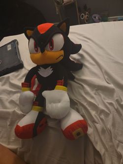 Shadow the hedgehog backpash plush
