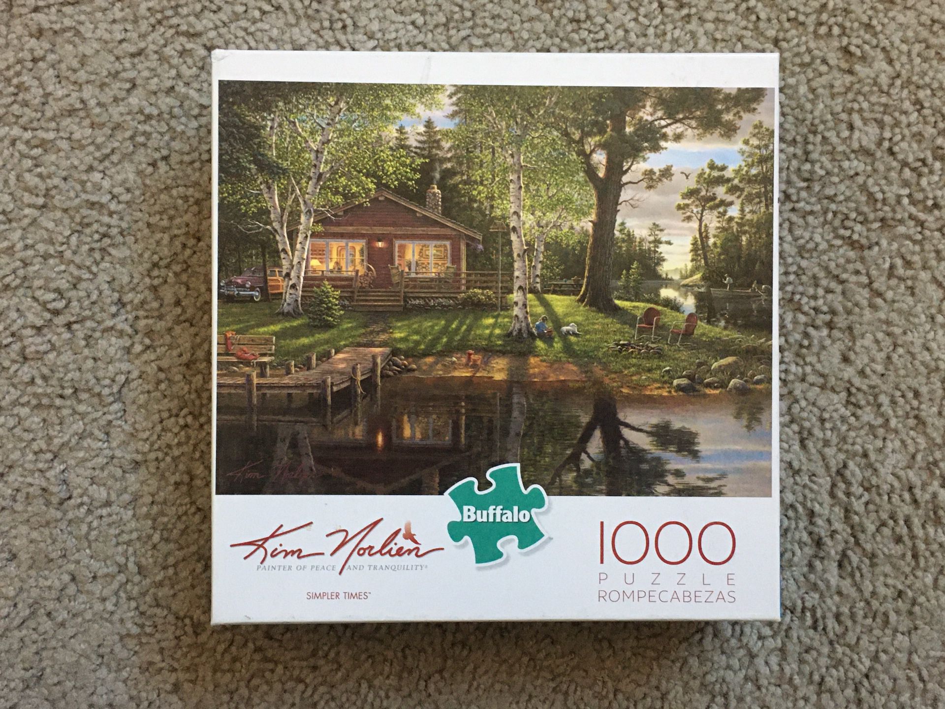 Jigsaw Puzzle SIMPLER TIMES Buffalo NO MISSING PIECES