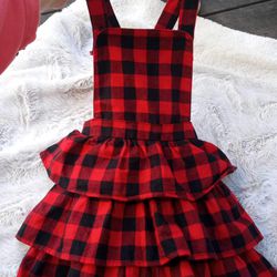 Black And Red Plaid Dress 