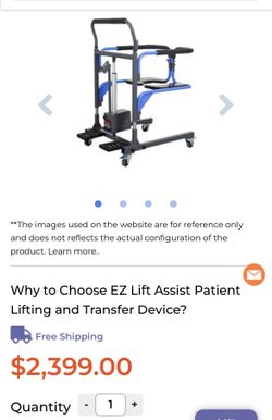 Medical EZ Lift Patient Transfer $1500