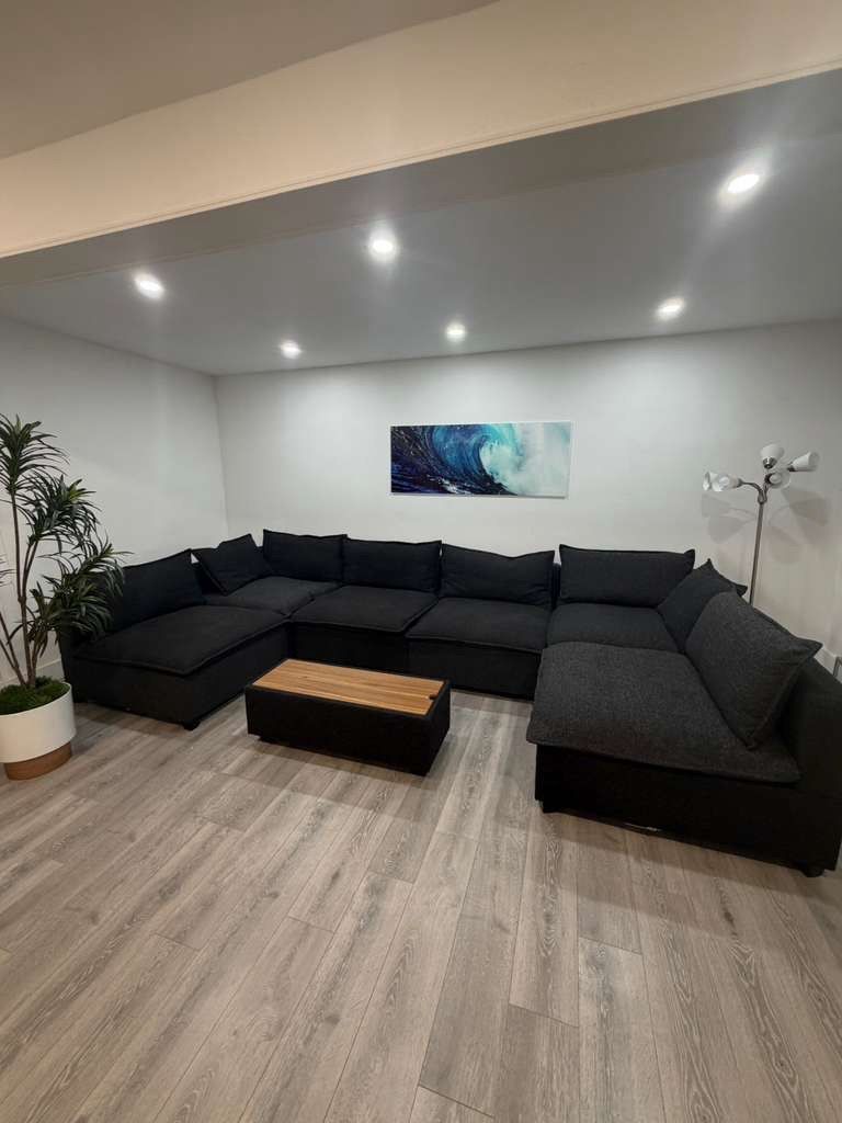 Huge Albany Park Kova 7pcs Sectional Couch Sofa