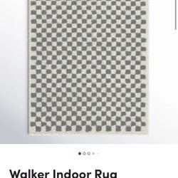 Checkered Area Rug For Sale - 8’9”x12”