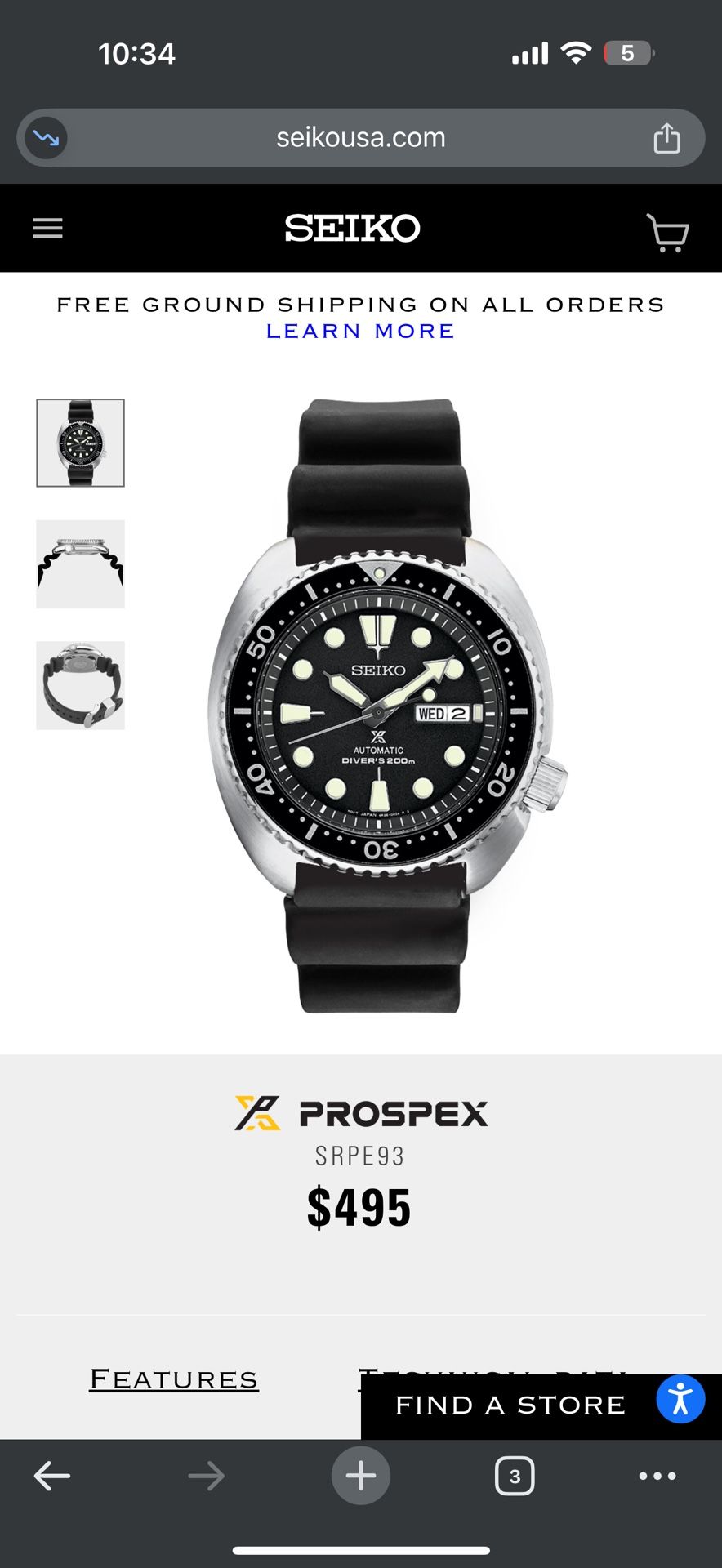 Seiko Automatic Diver