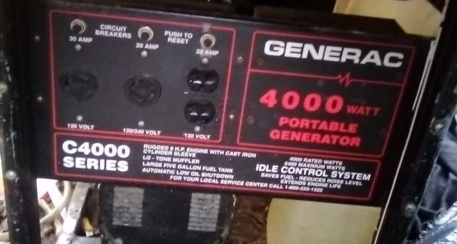 4000watt generator