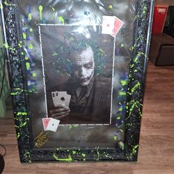 Custom Art Heath Ledger Joker 