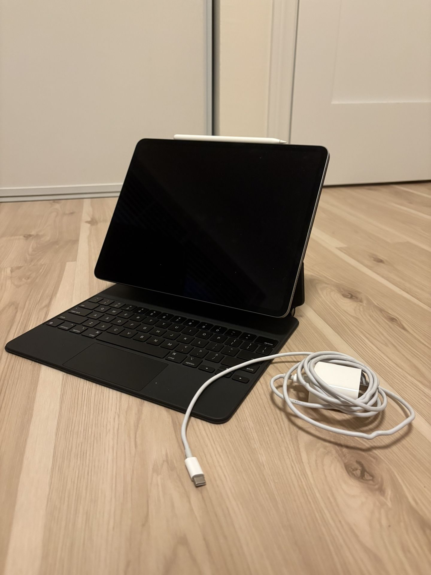12.9 inch iPad Pro (2020; 128GB) with Pencil, Magic Keyboard, and USB-C cable