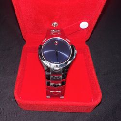 $200 Movado Watch Navy Blue Finish 