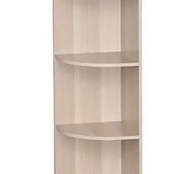 Corner Curved Three Shelf Bookcase
