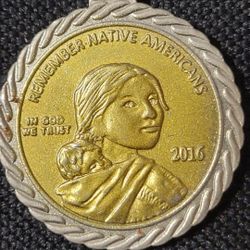 2016 Native American Medall See Pic 