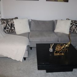 table and sofa