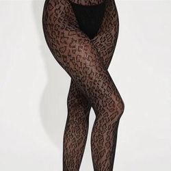 Women'S Leopard Print Sheer Tights, Sexy High Elasticity Fishnet Pantyhose , Lace Hollow-Out Pattern,  Women's Stockings & Hosiery , clothing clothes