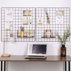 Wire Wall Storage Organizer Grid Panel